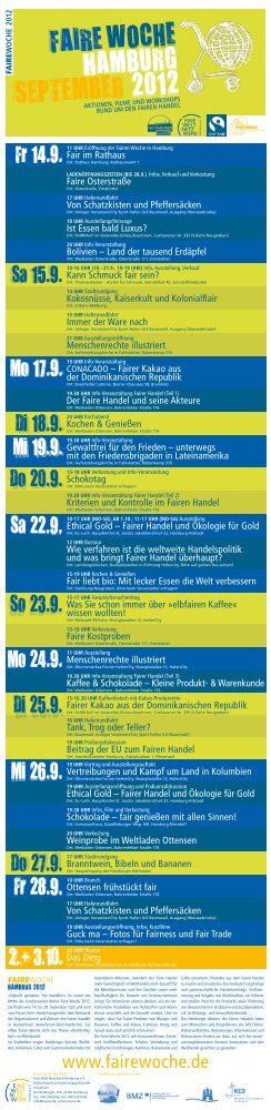 Faire Woche hamburg September 2012 - CHANGE IT