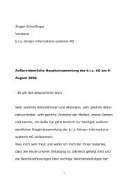 Jürgen Schrollinger Vorstand b.i.s. börsen-informations ... - Vwd
