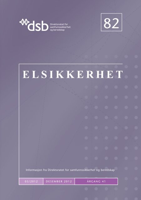 Elsikkerhet nr. 82 - Direktoratet for samfunnssikkerhet og beredskap