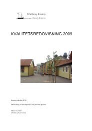 KVALITETSREDOVISNING 2009 - Höganäs kommun