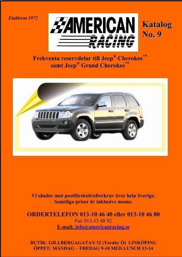 Jeep katalog No:9 - American Racing AB