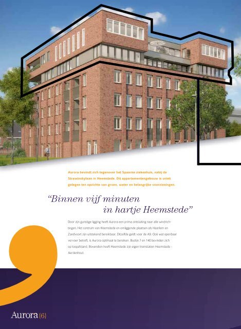 8 ruime en luxe vierkamerappartementen in Heemstede - Aurora