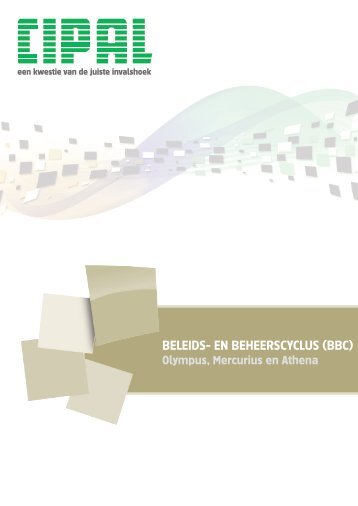 BELEIDS- EN BEHEERSCYCLUS (BBC) - Cipal