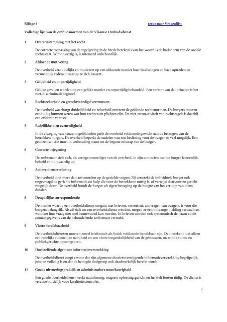 Eerstelijnsklachtenrapport 2008 - Vlaamse Ombudsdienst