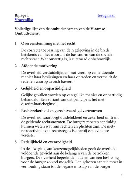 Eerstelijnsklachtenrapport 2008 - Vlaamse Ombudsdienst