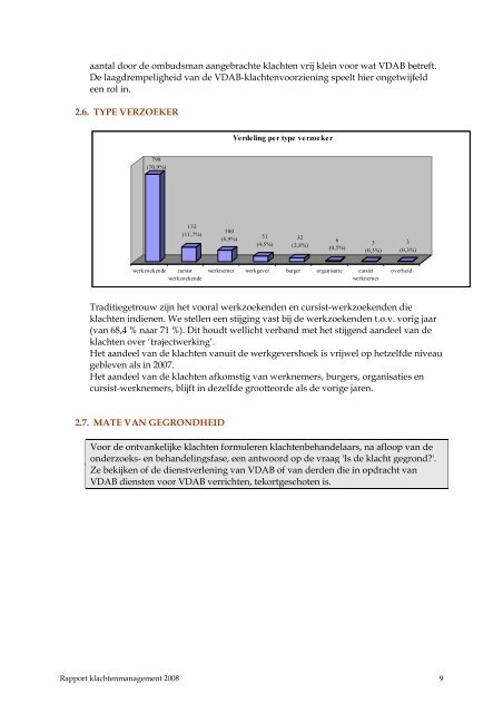 Eerstelijnsklachtenrapport 2008 - Vlaamse Ombudsdienst