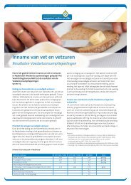 Inname van vet en vetzuren - Voorlichtingsbureau margarine, vetten ...