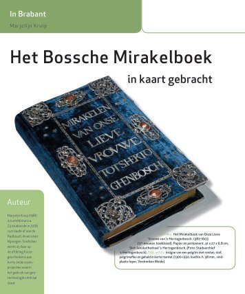 Het Bossche Mirakelboek - Thuis in Brabant