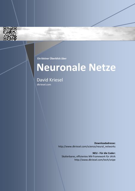 Neuronale Netze - D. Kriesel