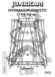 HYDRAULIPUOMISTO 12-16 m - Junkkari Palvelut