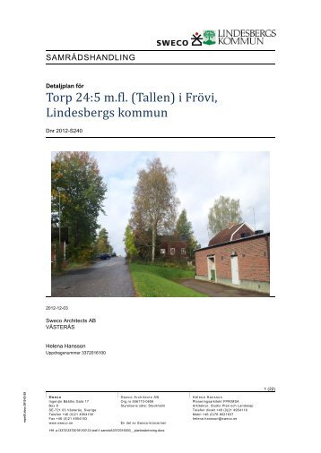 Torp 24:5 m.fl. (Tallen) i Frövi, Lindesbergs kommun - BMB