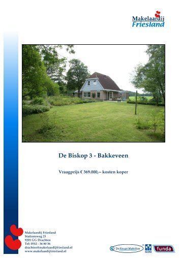 De Biskop 3 - Bakkeveen - Makelaardij Friesland
