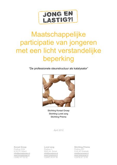 De Professionele Steunstructuur als katalysator - Jong en lastig