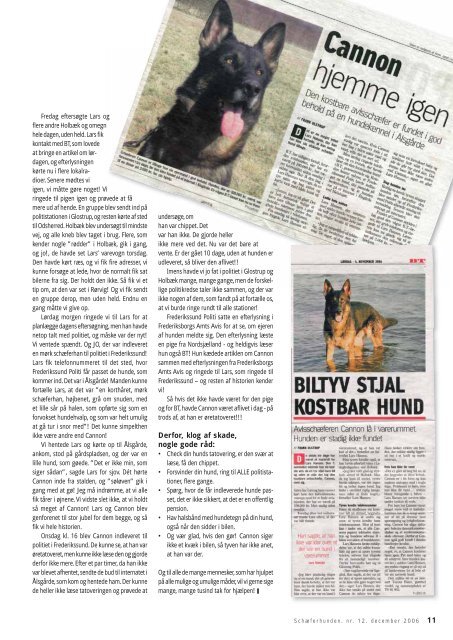 Nr. 12 - Schæferhundeklubben for Danmark