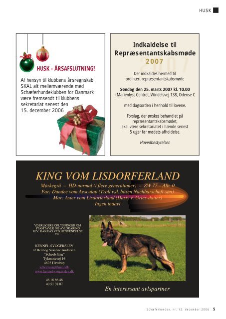 Nr. 12 - Schæferhundeklubben for Danmark