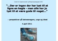 “…Der er ingen der har lyst til at ligne en kegle ligne en kegle - men ...