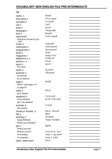 English