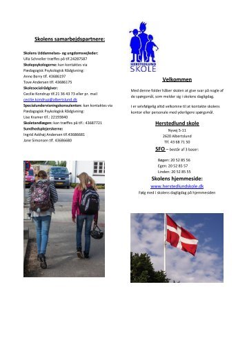 Velkomstbrochure printudgave 06 06 13 - Herstedlund Skole