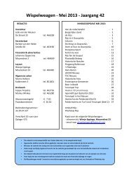 Wispelweagen - Mei 2013 - Jaargang 42 - Terwispel