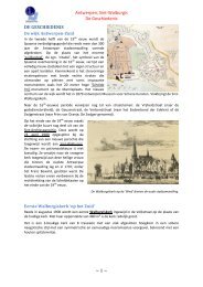 DE GESCHIEDENIS - Antwerpen, Kerken en Toerisme