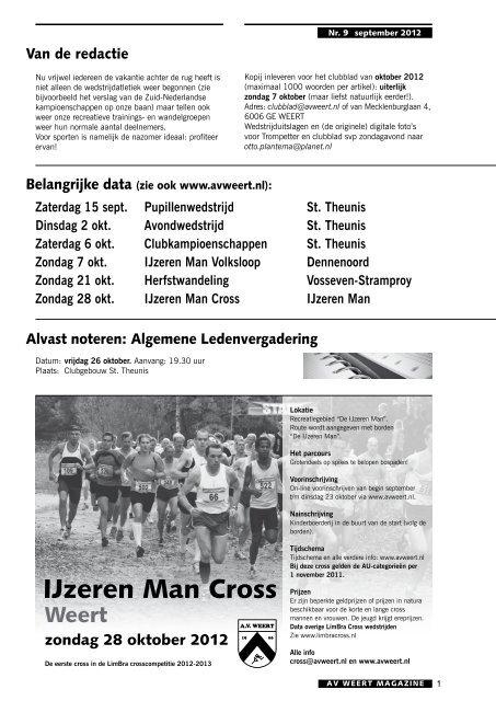 Editie september 2012 - Weert