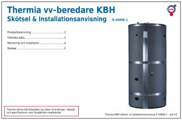 Thermia KBH - Sabo