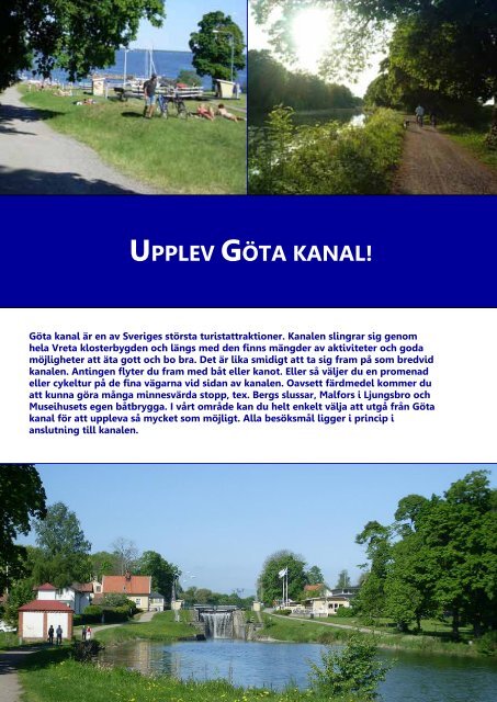 Upplev Göta Kanal.