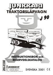 TRAKTORSLÄPVAGN - Junkkari Palvelut