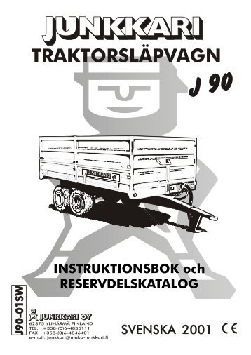 TRAKTORSLÄPVAGN - Junkkari Palvelut