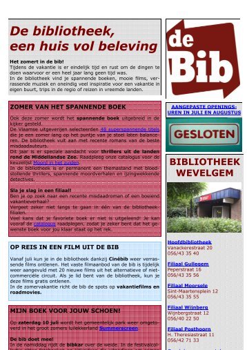 Nieuwsbrief25 - juni 2010 - voor pdf - Gemeente Wevelgem