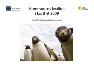 Kommunens kvalitet i korthet 2009 - Älvkarleby kommun