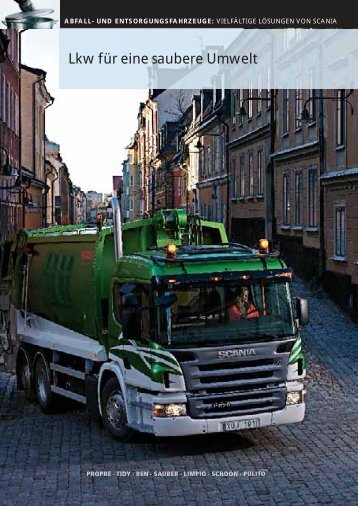 Lkw für eine saubere Umwelt