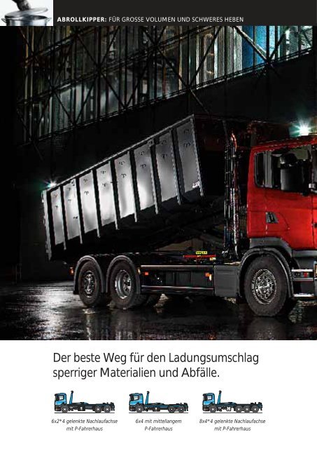 Lkw für eine saubere Umwelt