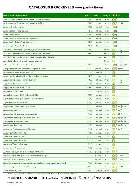 CATALOGUS BRUCKEVELD voor particulieren