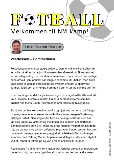 NM kamp - Vestfossen IF