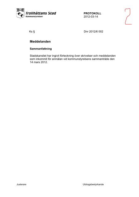 2012-03-14 Kommunstyrelsen.pdf - Trollhättan