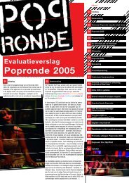 het complete verslag van de Popronde 2005