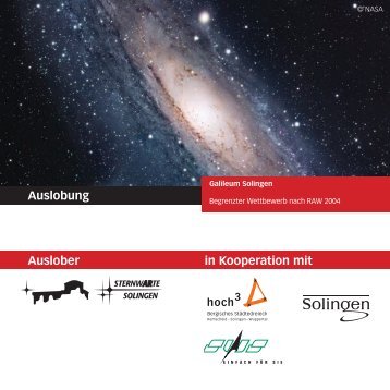 Solingen - Bergische Entwicklungsagentur Gmbh