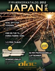 Japan katalog - Aalborg Fyrværkerifabrik