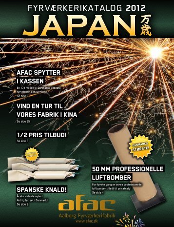 Japan katalog - Aalborg Fyrværkerifabrik