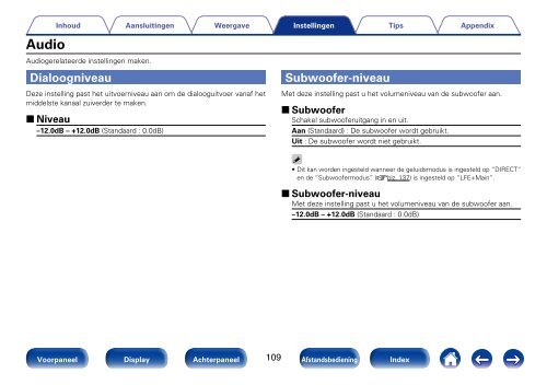 Gebruiksaanwijzing - Denon elektronische producten