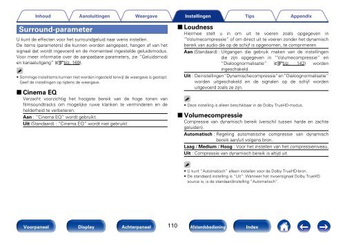 Gebruiksaanwijzing - Denon elektronische producten