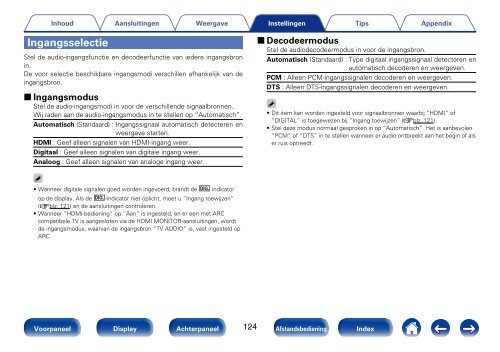 Gebruiksaanwijzing - Denon elektronische producten