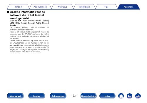 Gebruiksaanwijzing - Denon elektronische producten