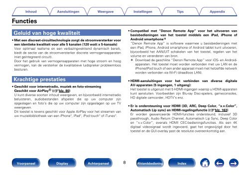 Gebruiksaanwijzing - Denon elektronische producten