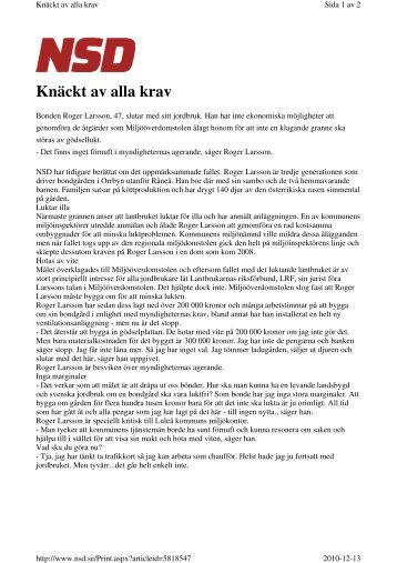 Knäckt av alla krav - Byar i Luleå