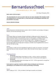 Informatiebrief VSO 1C 2012 - 2013