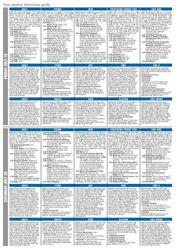Document:TV Guide July 19 - Weekly Times Now