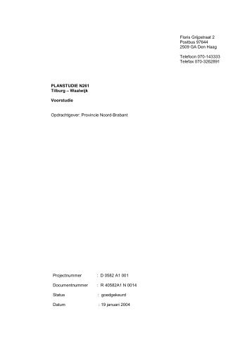 Bijlage 2 Rapporten Planstudie tracé-MER