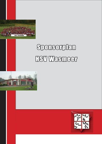 Sponsorplan HSV Wasmeer